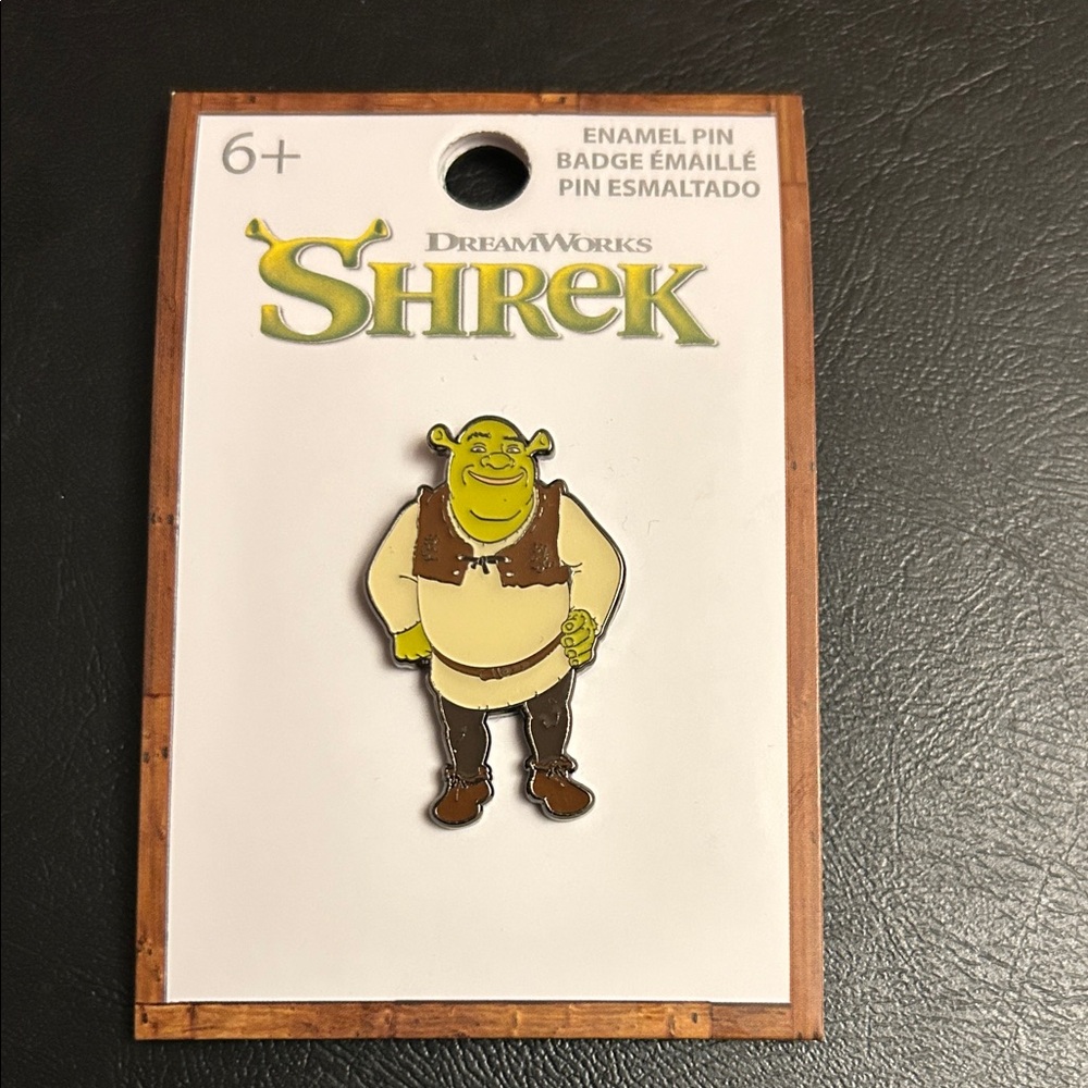 DreamWorks Shrek Character Pin in Green and Brown - Picture 1 of 2